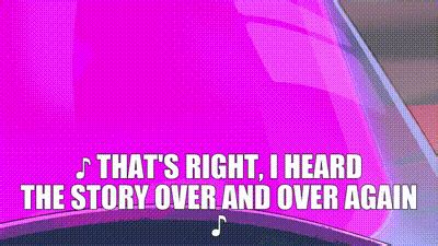 that's right i heard the story over and over|That's Right I Heard the Story .